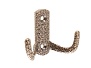 Крючок-вешалка №10 цвет бронза STARFIX