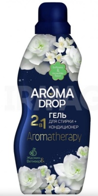 Гель для стирки 2 в 1 Aromatherapy Жасмин и Ветивер 1 л, AROMA DROP