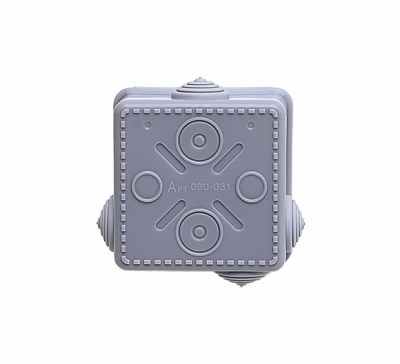 Коробка распаячная КР 80x80x50 мм 7 входов (гермовводы) Uplast