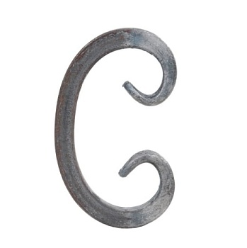 Кованый элемент фигурный 12x75x120 мм (01.395-С)
