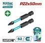 Бита ударная PZ 50 мм (2 шт), TOTAL TACIM71PZ250
