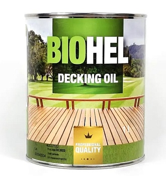Масло террасное HELIOS DECKING OIL, 1 л