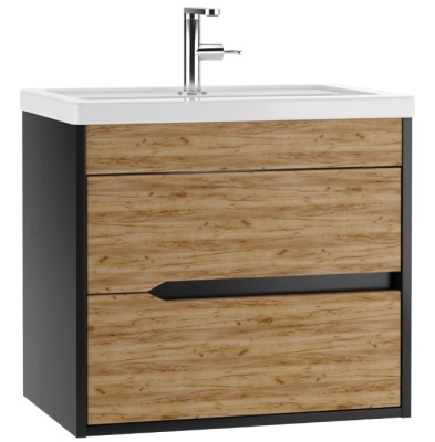 Тумба подвесная Домино Karat В2 под умывальник Maria 60, Фостер 60 (DK3203T)