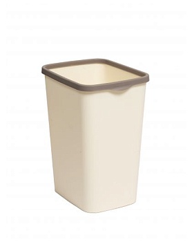 Мусорное ведро квадратное с фиксатором, 33л, Мультидом,  843326