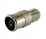 Переходник гнездо F - гнездо TV, SQ1809-0009 TDM