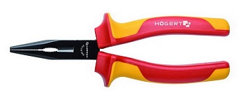 Пассатижи диэлектрические с прямыми полукруглыми губками 160 мм, HOEGERT HT1P913