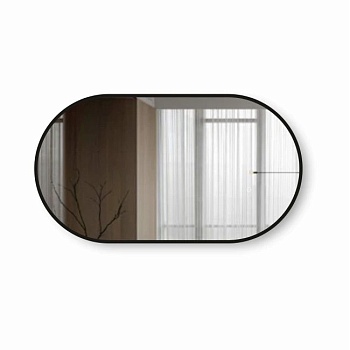 Зеркало 90х50 см Алмаз-Люкс 9050s-6 Marado black (подсветка, сенсор)