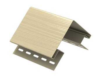 Наружный угол 076 Н для сайдинга винилового Ю-Пласт кофе с молоком