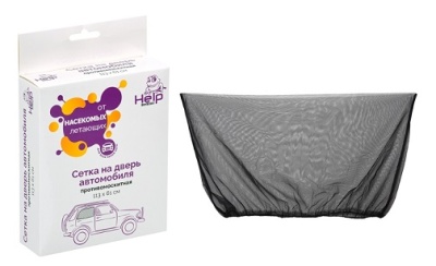 Сетка ПРОТИВОМОСКИТНАЯ на дверь автомобиля 113x61 см HELP