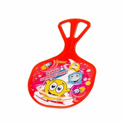 Санки "Ледянка" №3 с наклейкой V2, Полесье 96616