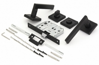Комплект для межкомнатной двери FZ SET 25L 170 BK BP Фабрика замков