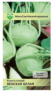 Капуста кольраби Венская белая 0.5г МинскСортСемОвощ