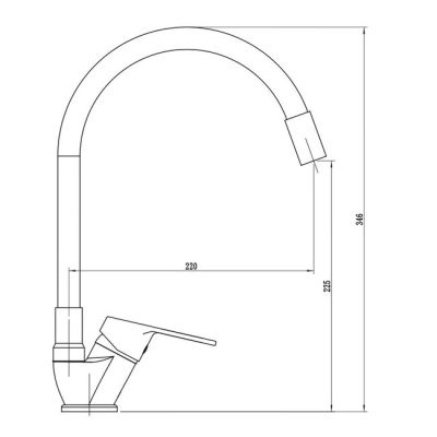 Смеситель для умывальника Tide ESKO TD519G