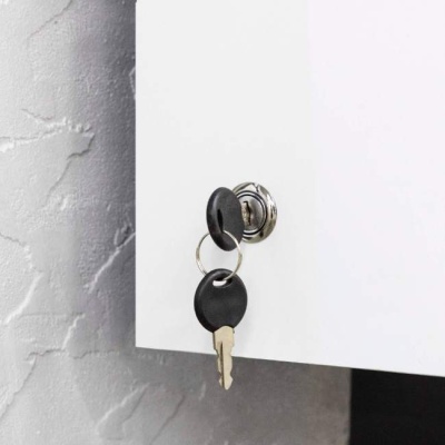 Замок мебельный LIGHT 138 хром AKS 21183