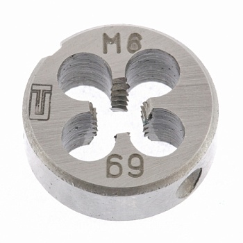 Плашка М6 х 1,0, 77017, Сибртех