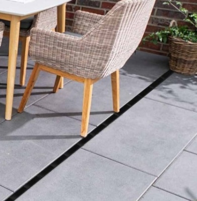 Лоток Lite 100h56 с решеткой пластиковой кл. А15 Ecoteck (черный)