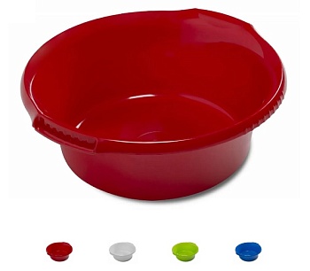 Таз пластмассовый круглый 