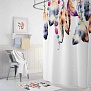 Занавеска для ванны 180х200см Feathers, без колец, Tropikhome