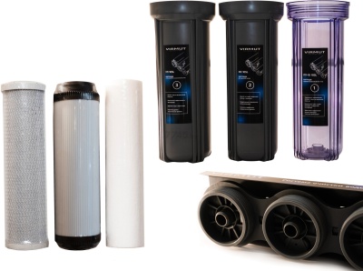 Фильтр проточный «под мойку» АНТИЖЕЛЕЗО Virmut