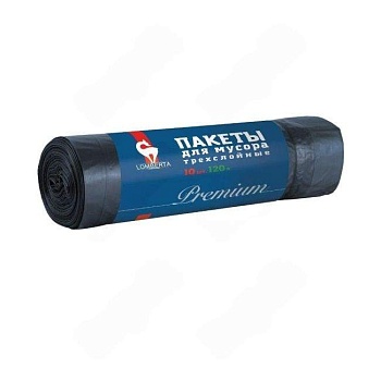 Мешки для мусора 120 л 10 шт Lomberta