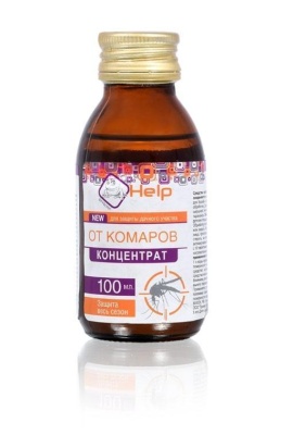 Концентрат от комаров на 50 соток, 100 мл HELP