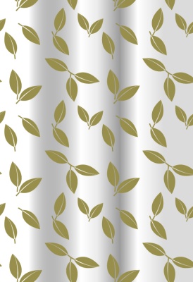 Занавеска для ванны 180х200см PEVA MADISON золотой Bisk