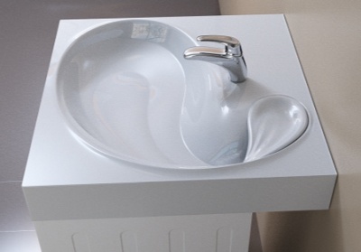 Умывальник SOFT 60 CS00078299 для установки над стиральной машиной 607x601x110 мм AZARIO