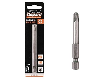 Бита крестообразная PH2 100мм GEPARD GP3501-10