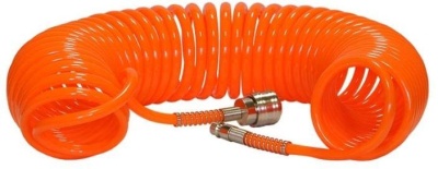 Шланг пневматический полиуретановый спиральный 10 м, 6/8 мм SKIPER PH02