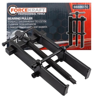 Съемник подшипников двухзахватный с фиксацией 11-80мм, ForceKraft FK-666B070