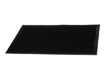 Коврик придверный резиновый черный 40x60 см, 93306