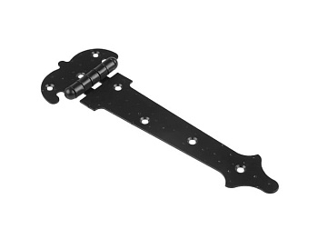 Петля-стрела 200 мм фигурная черная матовая STARFIX