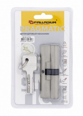 Цилиндровый механизм ZN 90 C ET SN Palladium