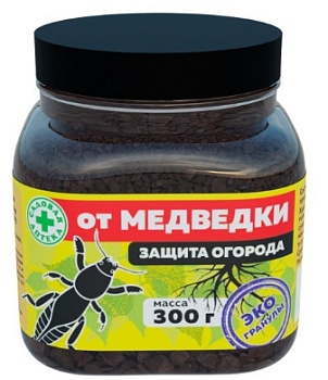 Гранулы от медведки (деготь древесный) Агровит ЭКО 300 г