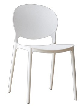 Кресло садовое 43x40x45см Sato Lounge MU53 белое