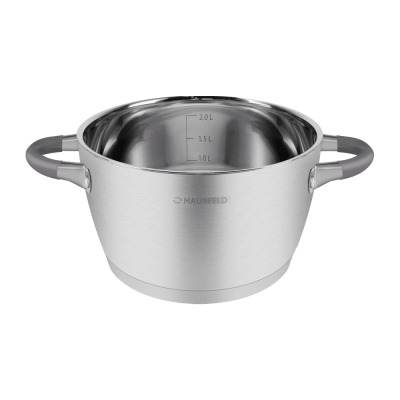 Кастрюля из нержавеющей стали 2,4л MAUNFELD LEONA MF30LN01CR