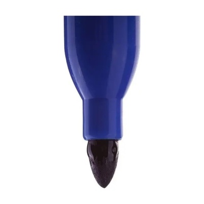 Маркер перманентный двухсторонний синий 0.8/2.2 мм OfficeSpace DPM_1576BU