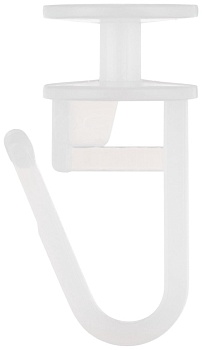 Комплект крючков Гвоздик (50 шт.) белый LmDecor