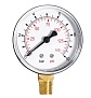 Манометр особопрочный радиальный/bottom D63 vv 0-0.5-0.10 бар Italtecnica