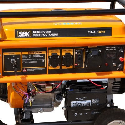 Генератор бензиновый SBK BG9500EW