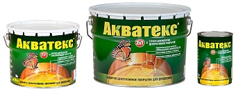 Защитно-декоративное покрытие для древесины АКВАТЕКС