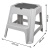 Табурет со ступенькой Volf, светло-серый, Бытпласт 431260730
