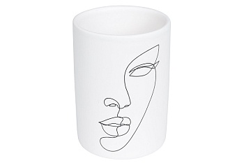 Стакан для зубной щетки и пасты Bisk Cara 08241