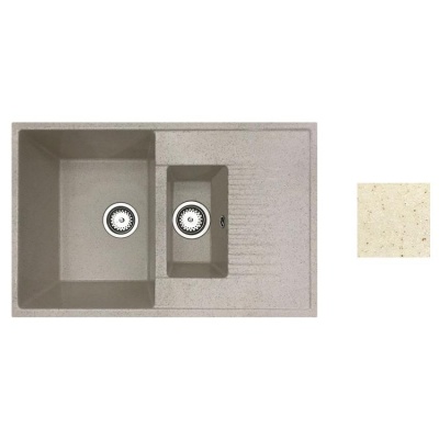 Мойка из искусственного камня, бежевый, FORMA, BelEvors