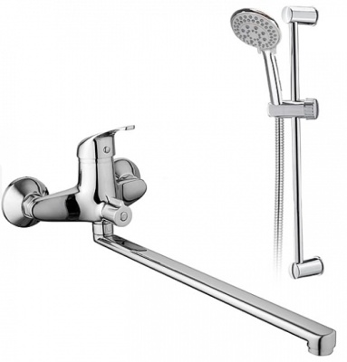 Смеситель для ванны и душа Victoria Set 2in1 с душевым гарнитуром ESKO