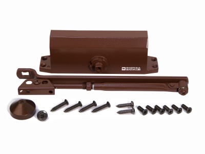 Доводчик дверной 60-90 коричневый Фабрика замков