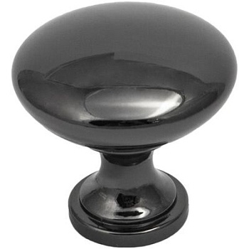 Ручка мебельная TERNI черный хром, AKS