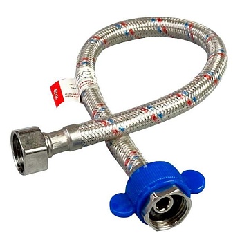 Подводка гибкая для воды В-В 1/2'' 60 см с полимерным покрытием VALFEX VF.GP.012.060.01