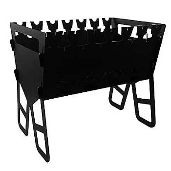 Мангал сборный окрашенный 442x290x460мм, 3 мм NOVOGAS