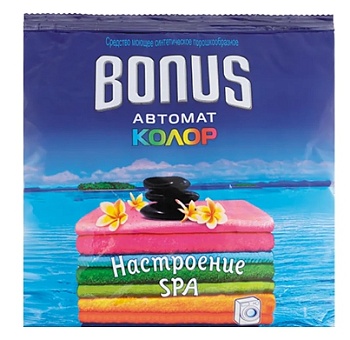 Стиральный порошок БОНУС Автомат Колор, с запахом настроение SPA, 500 гр